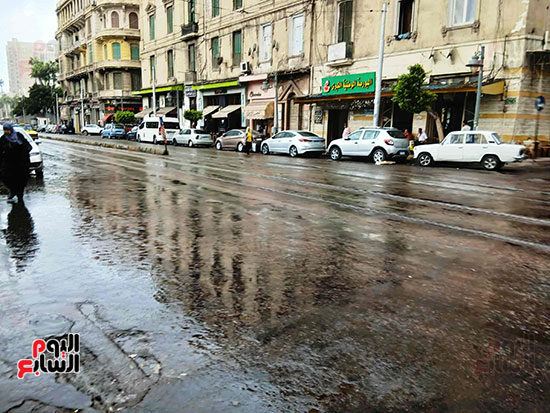امطار-غزيره-في-الإسكندرية