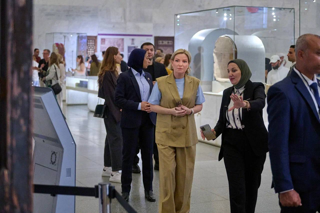 زيارة وزيرة الثقافة الروسية زيارة وزيرة الثقافة الروسية