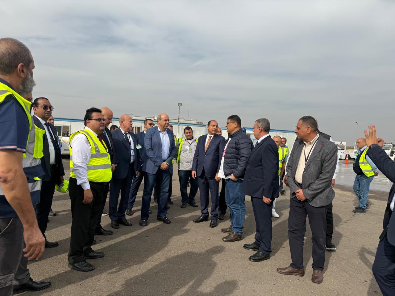 مطارا القاهرة وسفنكس يشهدان حركة تشغيل مكثف (8)