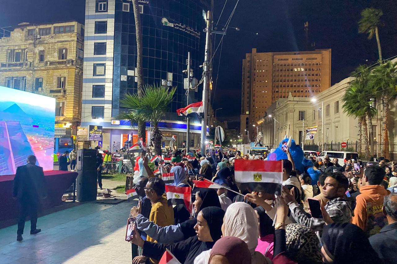 جانب من الاحتفالات جانب من الاحتفالات