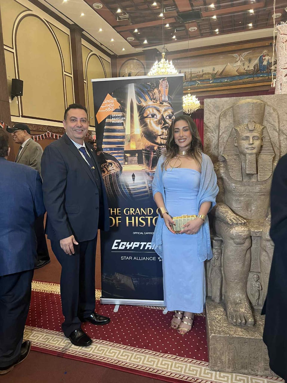 احتفالات الجالية المصرية بأمريكا بافتتاح المتحف (6)