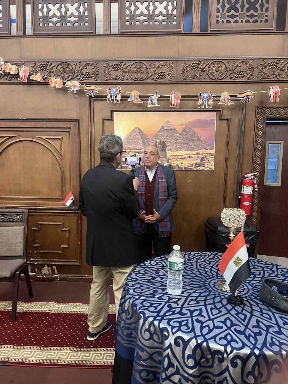احتفالات الجالية المصرية بأمريكا بافتتاح المتحف (8)
