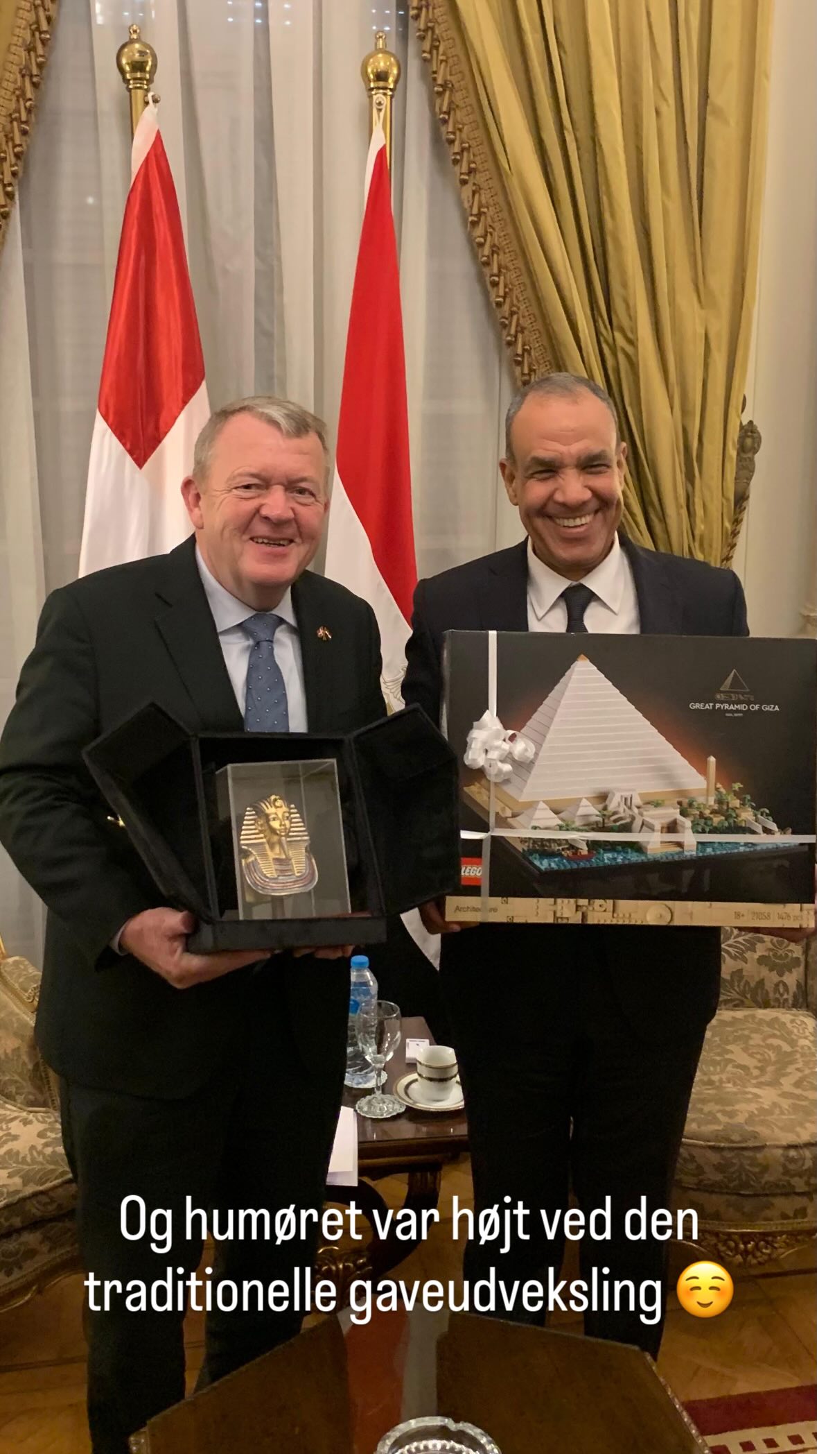 وزيرا خارجية مصر والدنمارك وزيرا خارجية مصر والدنمارك