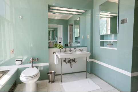 حمام البيت الأبيض قبل التجديد