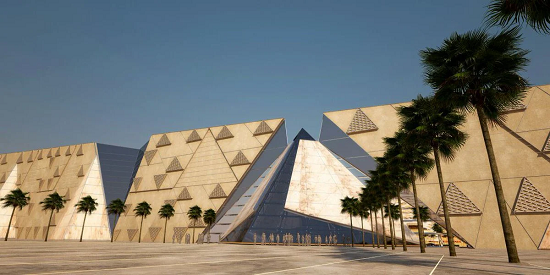 أسقف المتحف المصري الكبير العازلة للحرارة