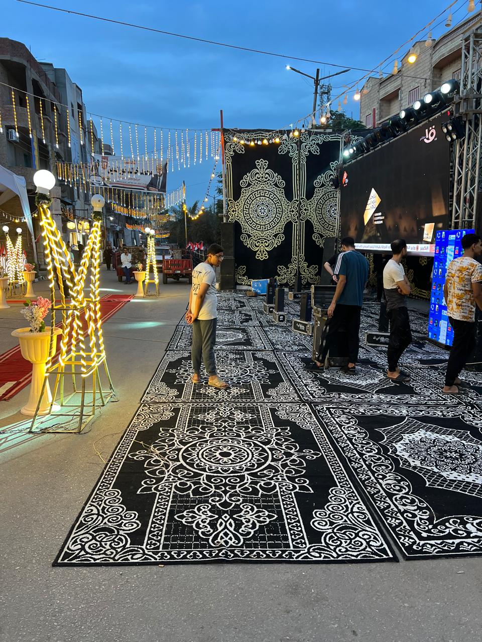 نقل افتتاح المتحف المصرى الكبير عبر شاشات بشوارع الدقهلية