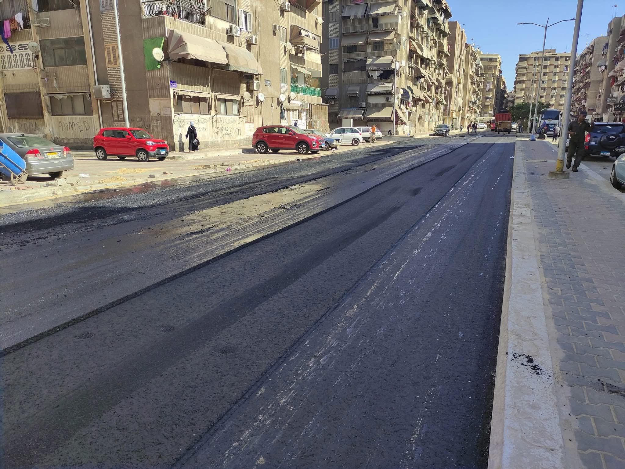 جانب من سفلتت للطرق