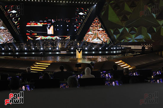 الرئيس عبد الفتاح السيسى فى حفل افتتاح المتحف المصرى الكبير الرئيس عبد الفتاح السيسى فى حفل افتتاح المتحف المصرى الكبير