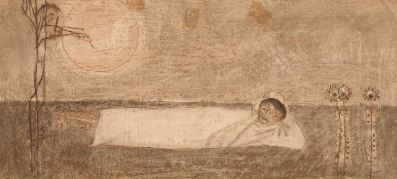 لوحات ادم حنين التى تصور رجل