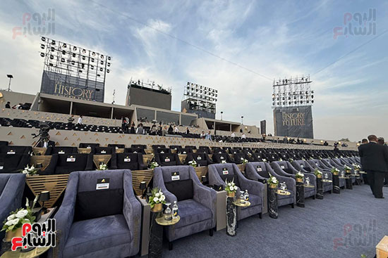الاستعدادات الخاصة بحفل افتتاح المتحف الكبير