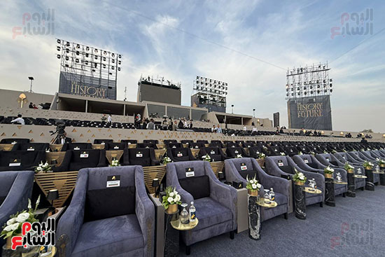 الاستعداد لافتتاح المتحف المصرى الكبير