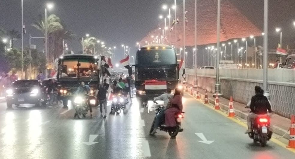 احتفالات بالشوارع قبل افتتاح المتحف المصرى الكبير