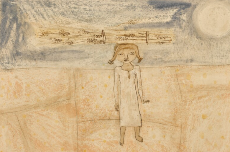 المراة لوحة ادم حنين