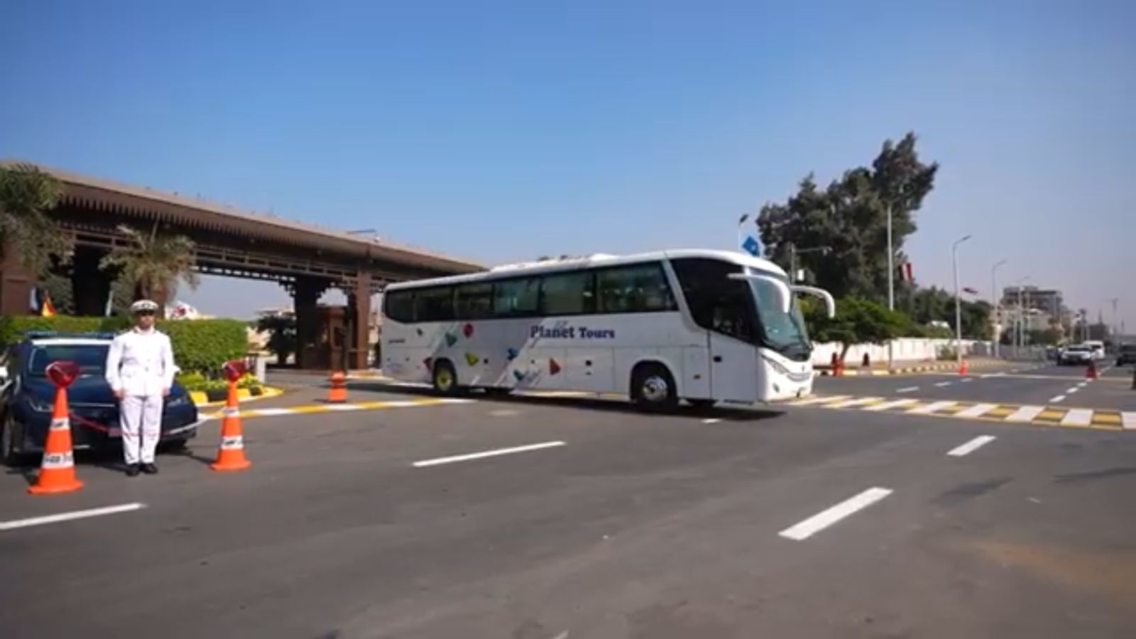 انتشار شرطي مكثف لتأمين ضيوف مصر قبل افتتاح المتحف المصري (4)