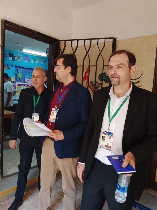 وفد من المتابعين الدوليين للمنظمة العربية لحقوق الانسان  (2)