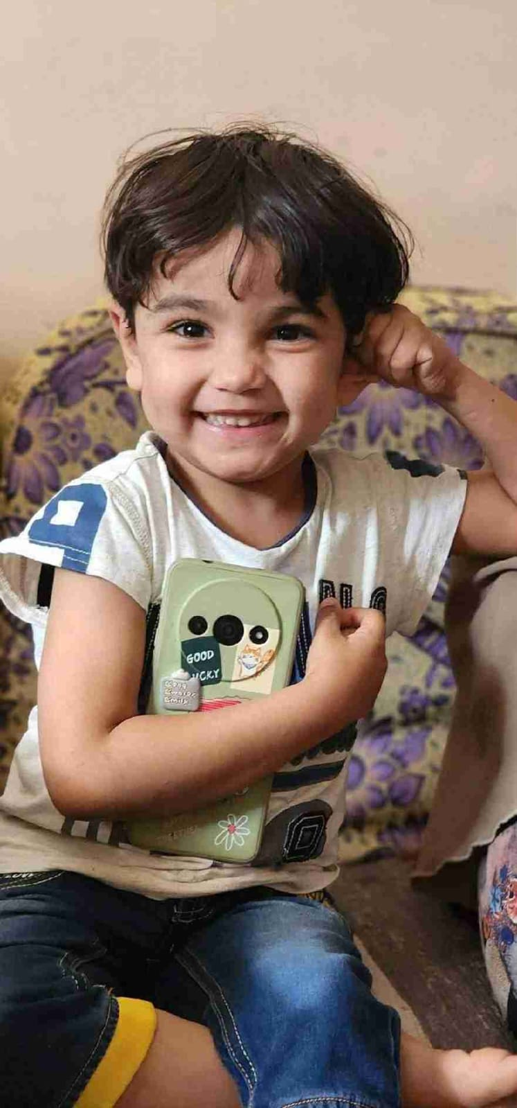 الطفل المصاب  (4)