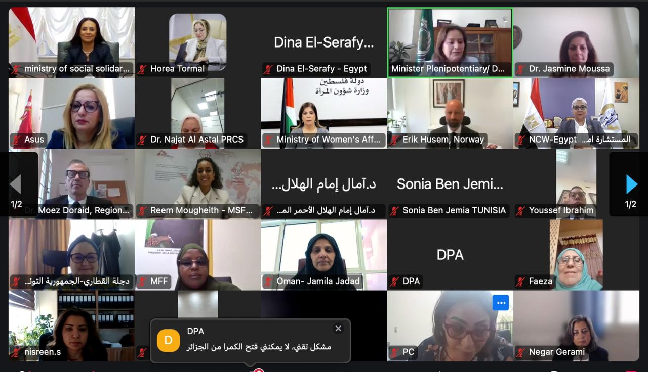 عبر تقنية الفيديو كونفرانس 