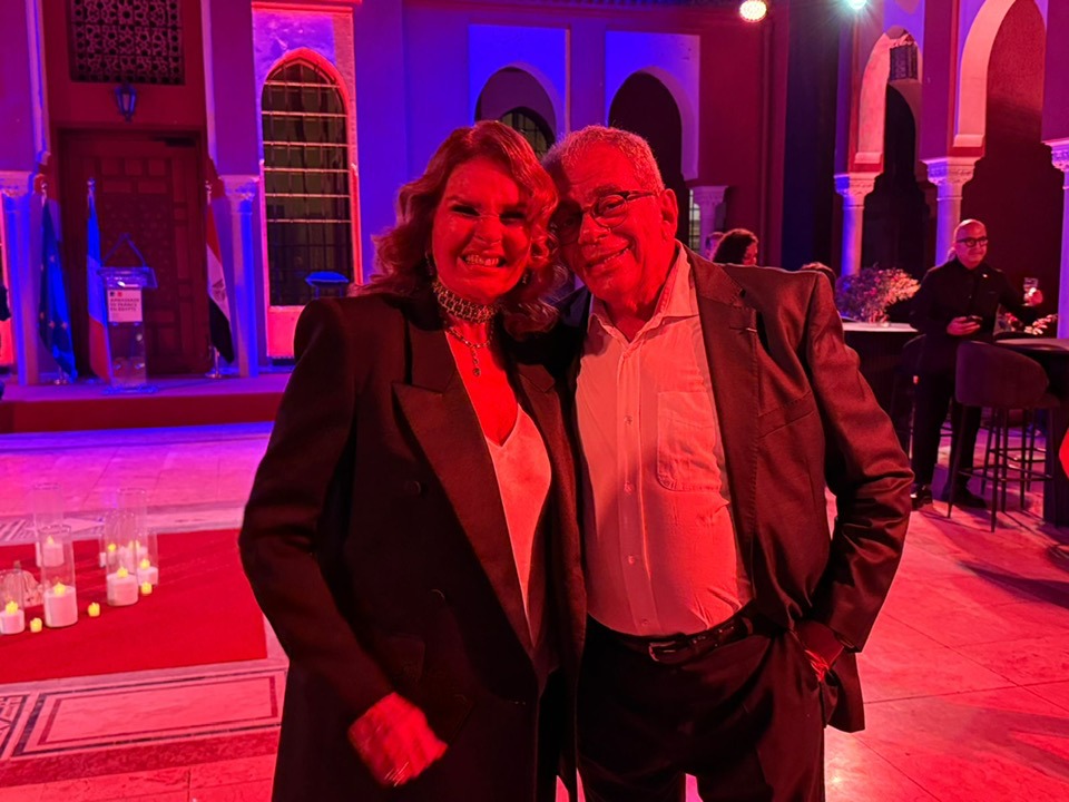 المخرج يسري نصر الله والنجمة يسرا