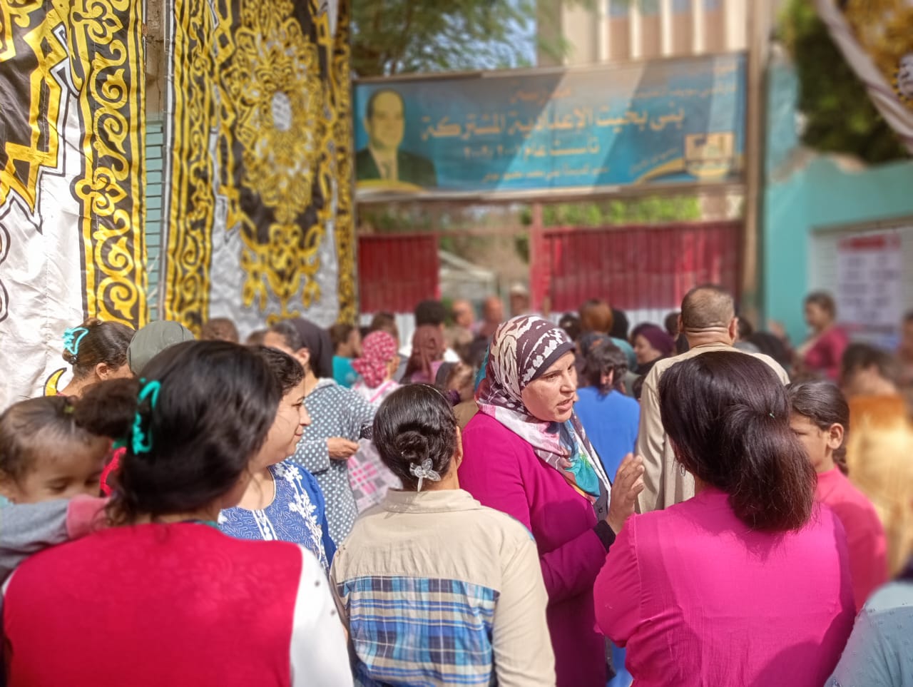 اقبال على لجان قرية بنى بخيت