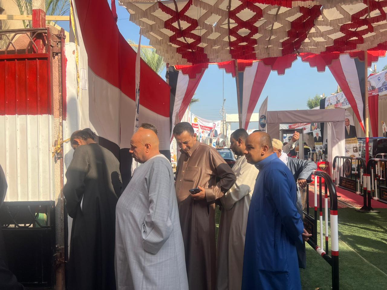 توافد الناخبين