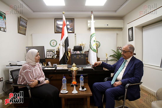 اليوم السابع يحاور أشرف نصار رئيس نادي البنك الأهلي (4)