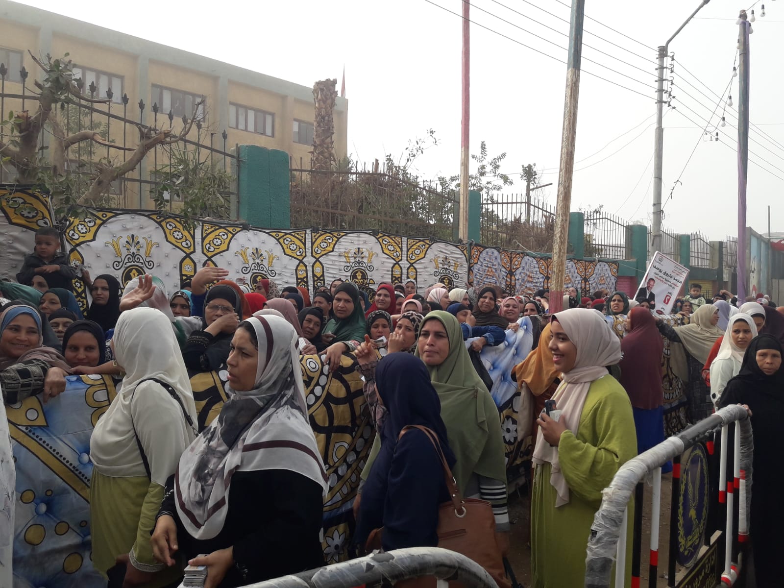 اقبال  على  لجان الانتخابات ببنى سويف