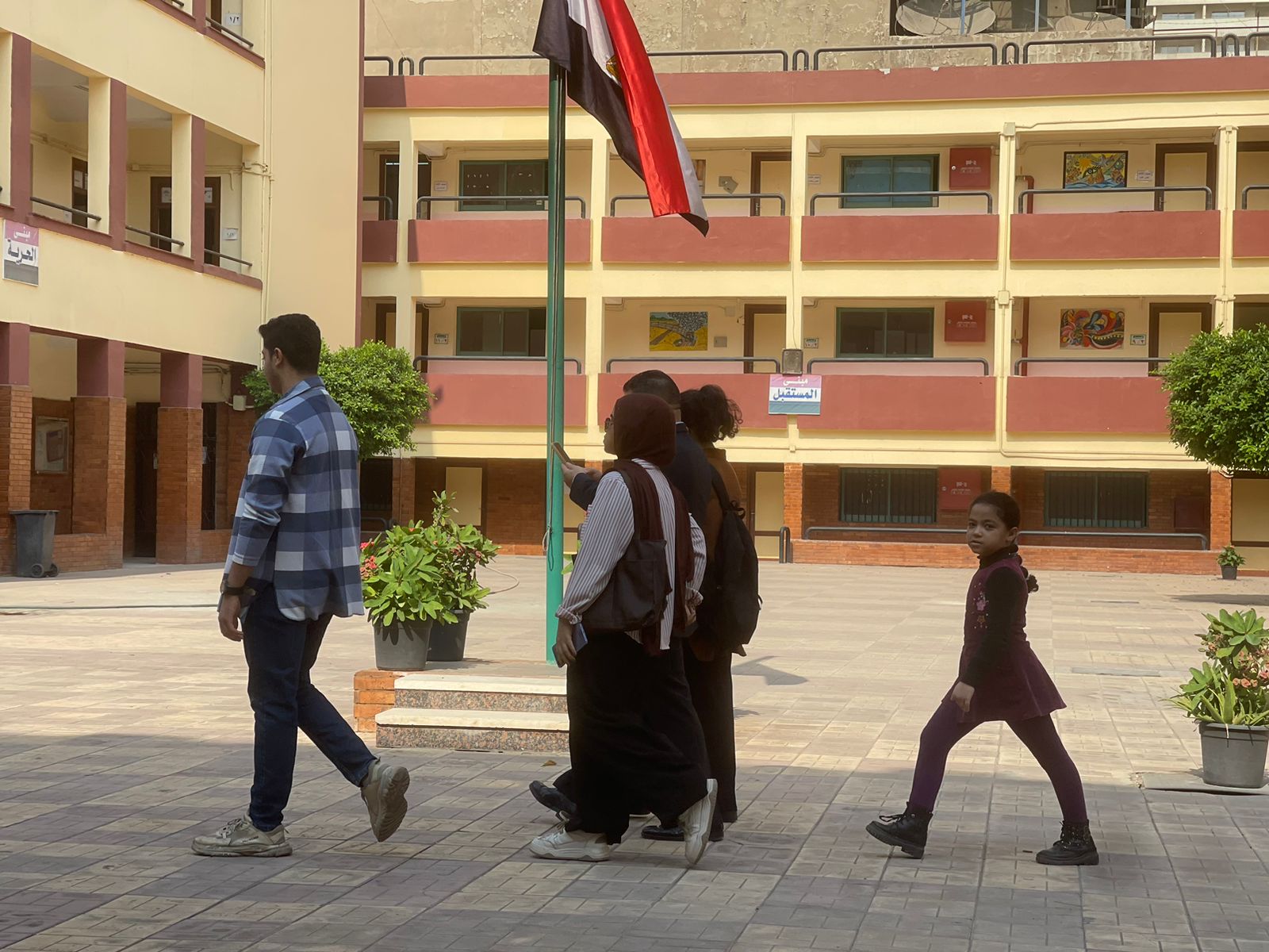 مشهد عائلى فى لجان الجيزة