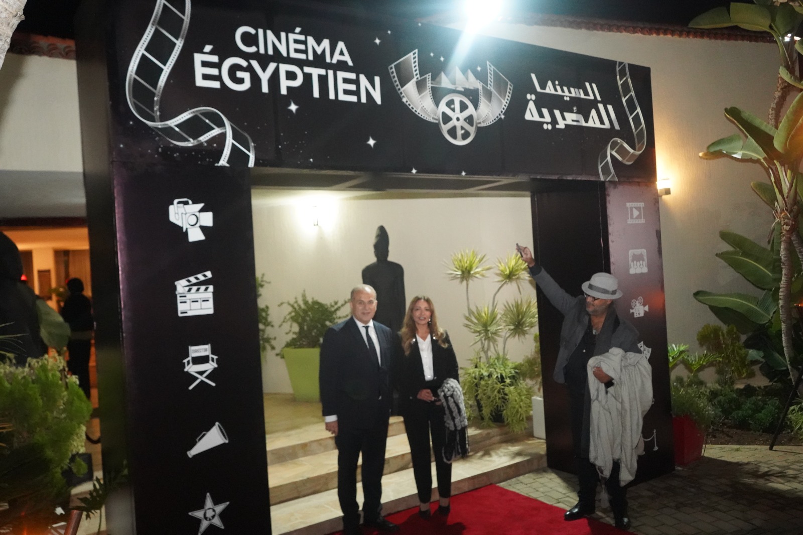 سفير مصر بالمغرب يحتفل بتكريم ليلى علوي في مهرجان الرباط الدولي لسينما المؤلف