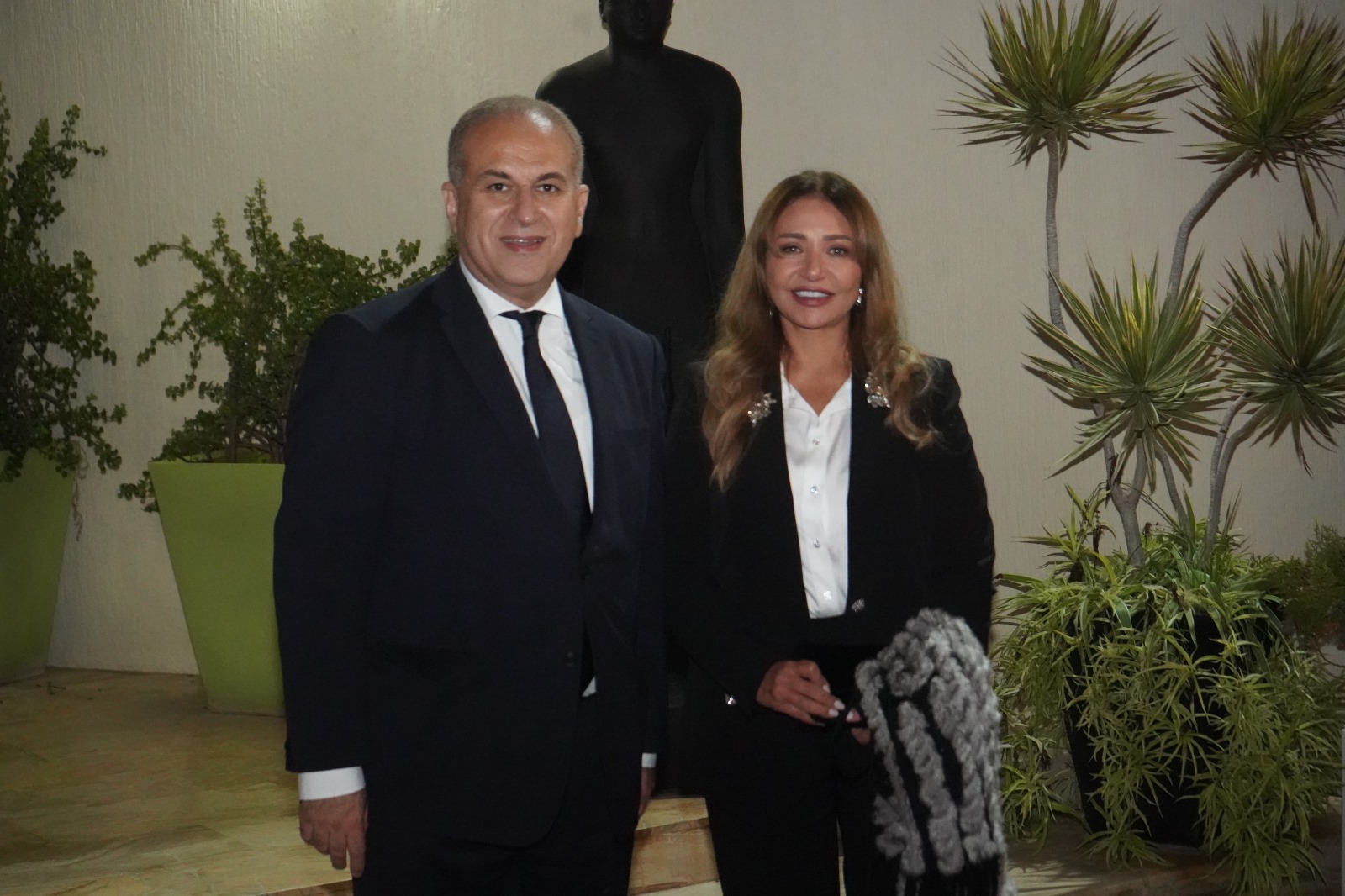 سفير مصر بالمغرب يحتفل بتكريم ليلى علوي في مهرجان الرباط الدولي لسينما المؤلف