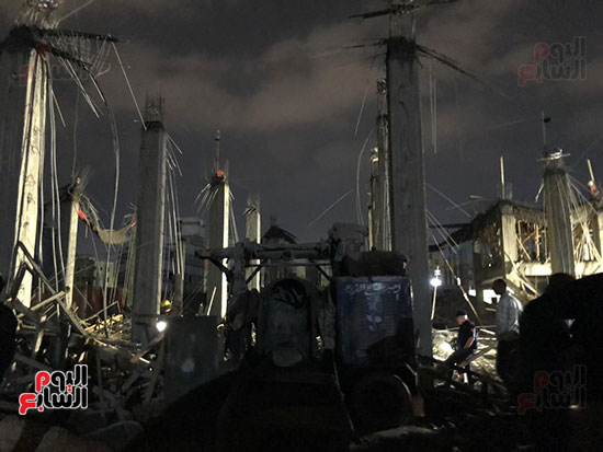 انهيار-سقف-مصنع-تحت-الانشاء-(7)