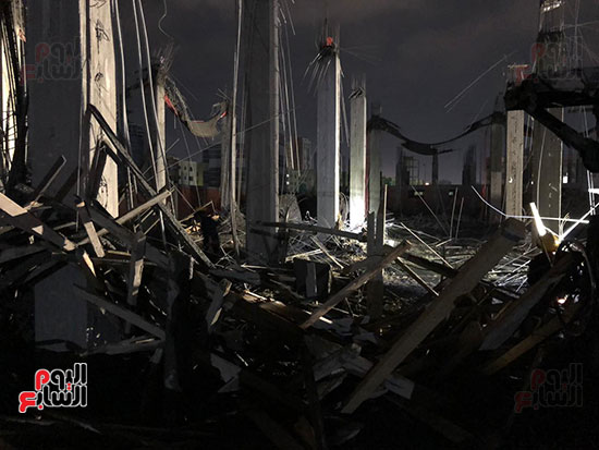 انهيار-سقف-مصنع-تحت-الانشاء-(8)