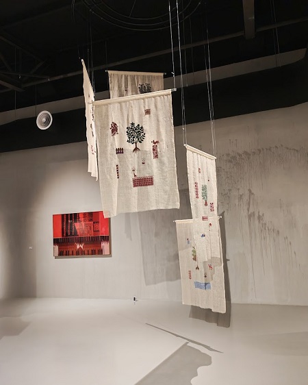 الأعشاب الفلسطينية على عمل فني