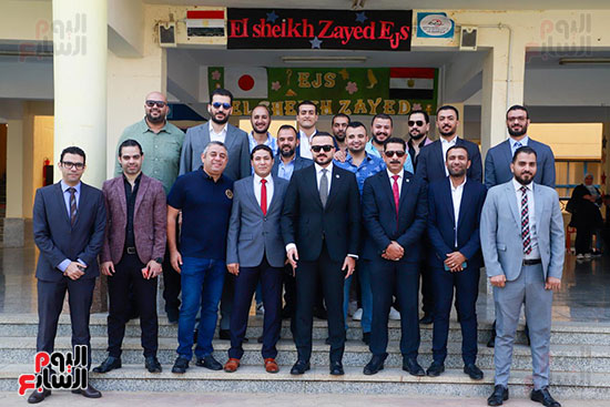 محمد الجارحى يدلى بصوته الانتخابى بالمدرسة اليابانية بالشيخ زايد (1)