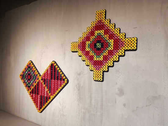 استخدام معاصر لغرز التطريز الفلسطيني