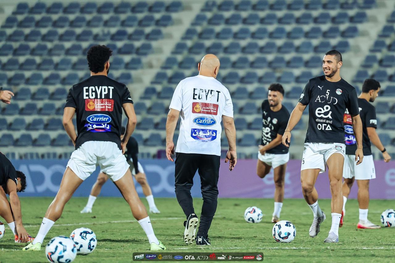 مران منتخب مصر الأول في استاد العين