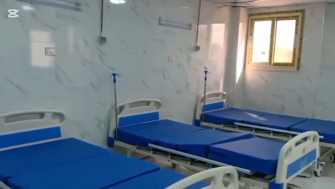 غرف حجز المرضي بالقسم