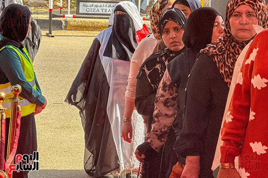 سيدة ترتدى علم مصر (3)