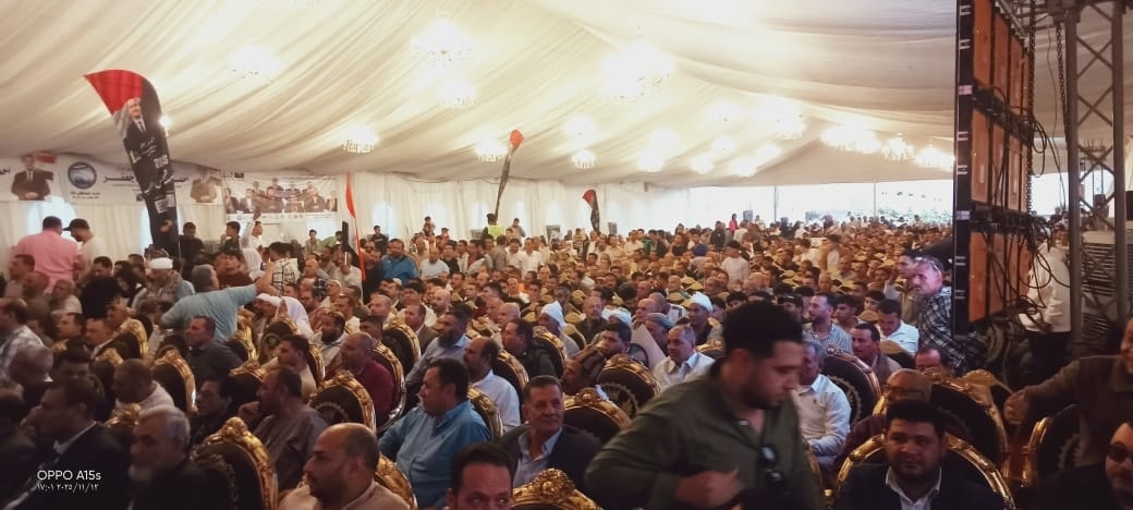 حضور جماهيري كبير بمؤتمر حزب مستقبل وطن