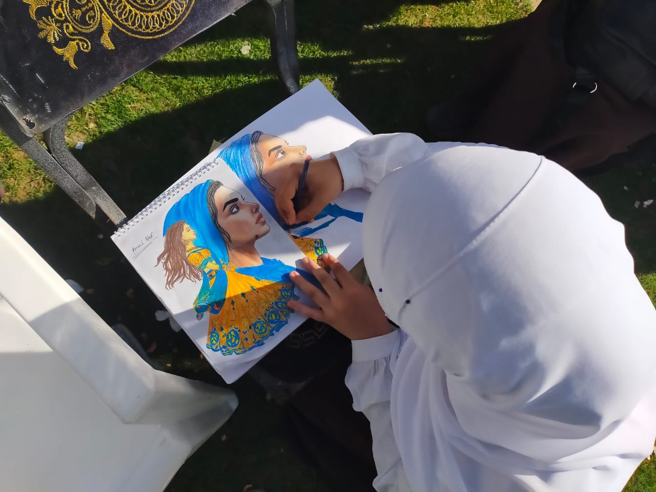 رسمه متميزة لطالبة