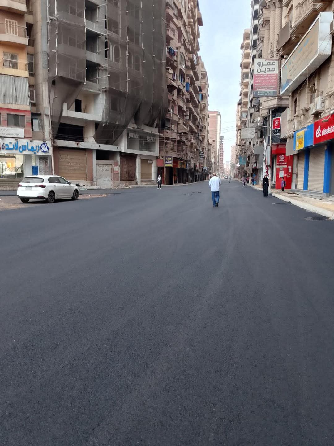 رصف شوارع المدينة