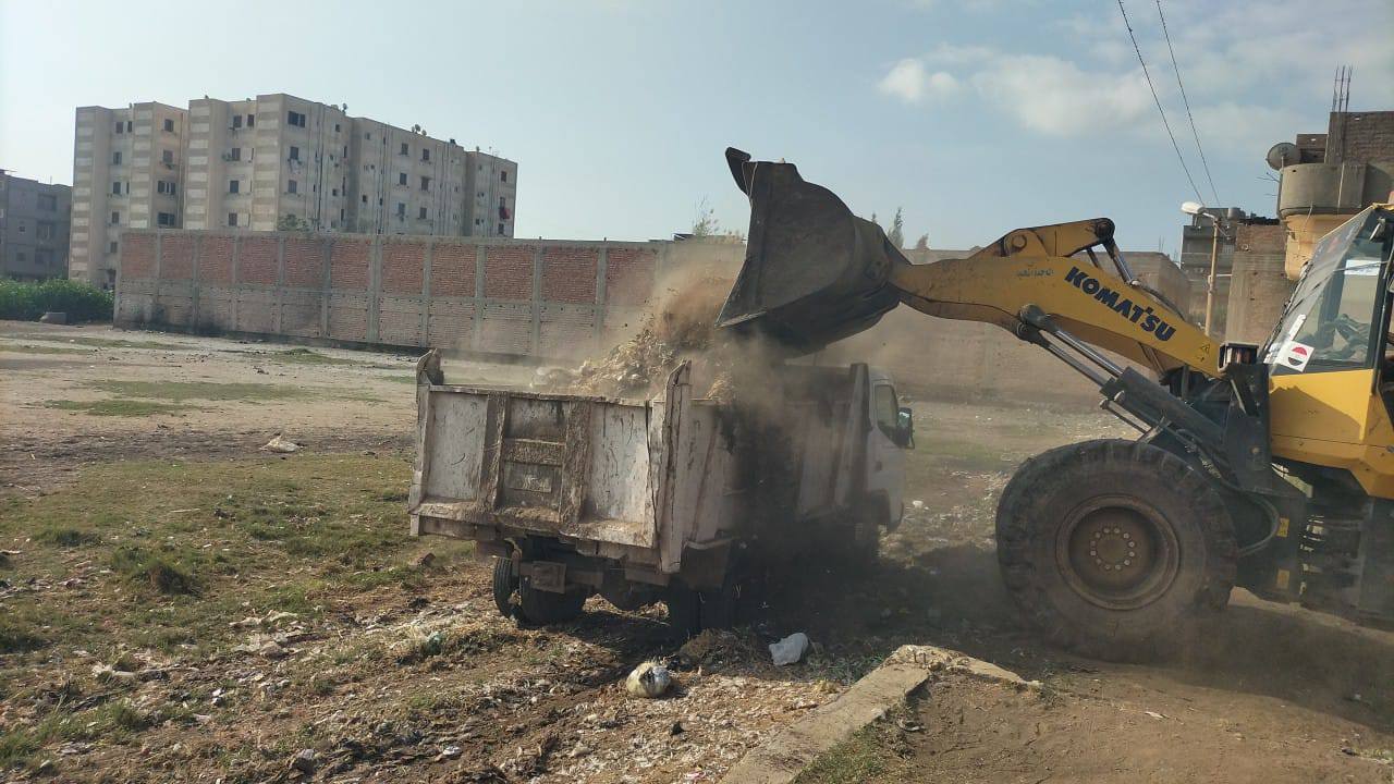 رفع المخلفات من الأحياء