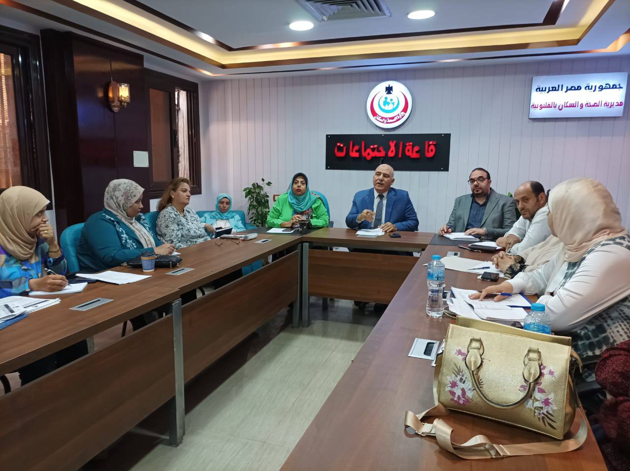 خلال الاجتماع بصحة القليوبية