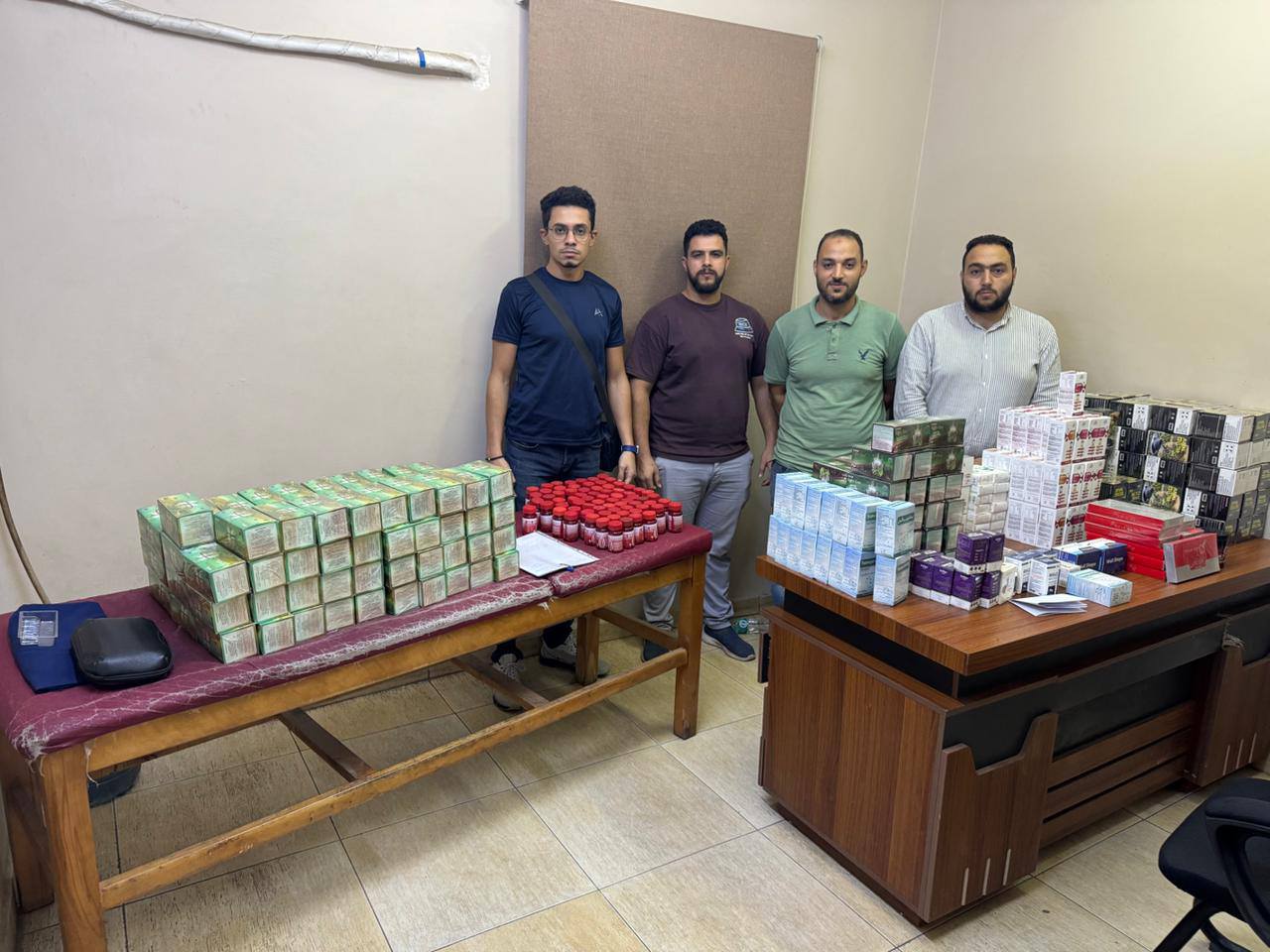 المضبوطات بالحملة