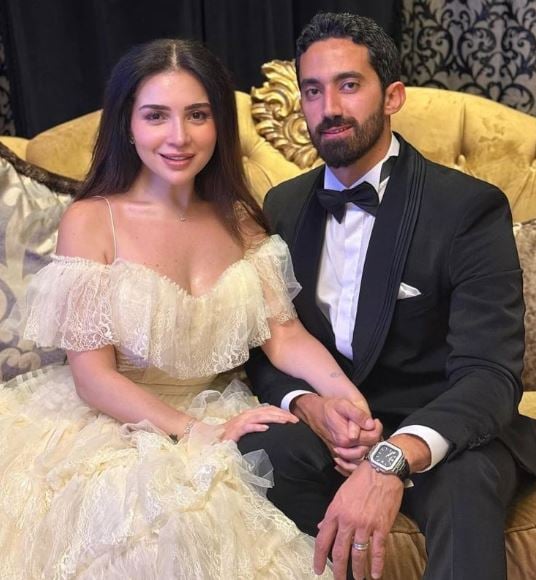 زواج مي عز الدين واحمد تيمور