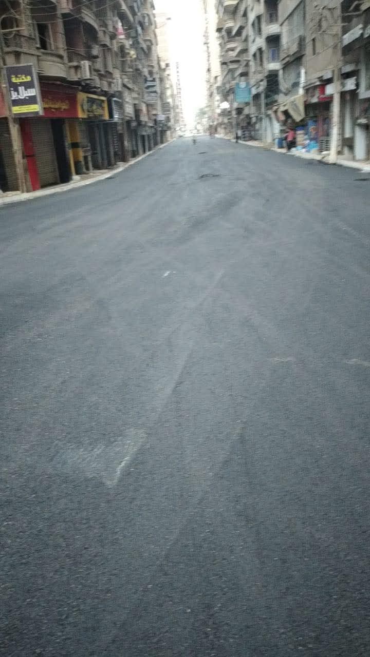 مشروعات الرصف بالمحلة الكبرى