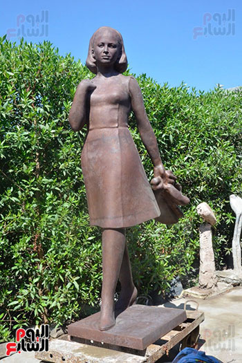 تمثال فاتن حمامة تمثال فاتن حمامة