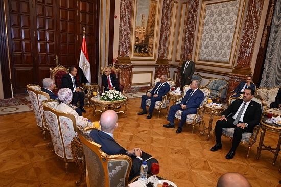 مستشار عصام  فريد، رئيس مجلس الشيوخ، ولدكتور بدر عبد العاطي  وزير الخارجية