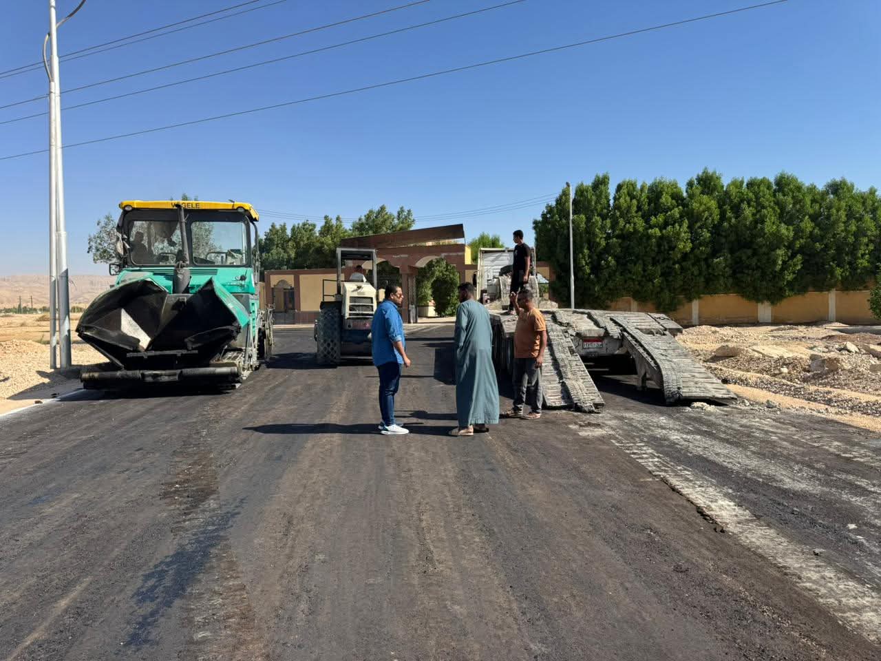 رصف طرق بنقادة رصف طرق بنقادة