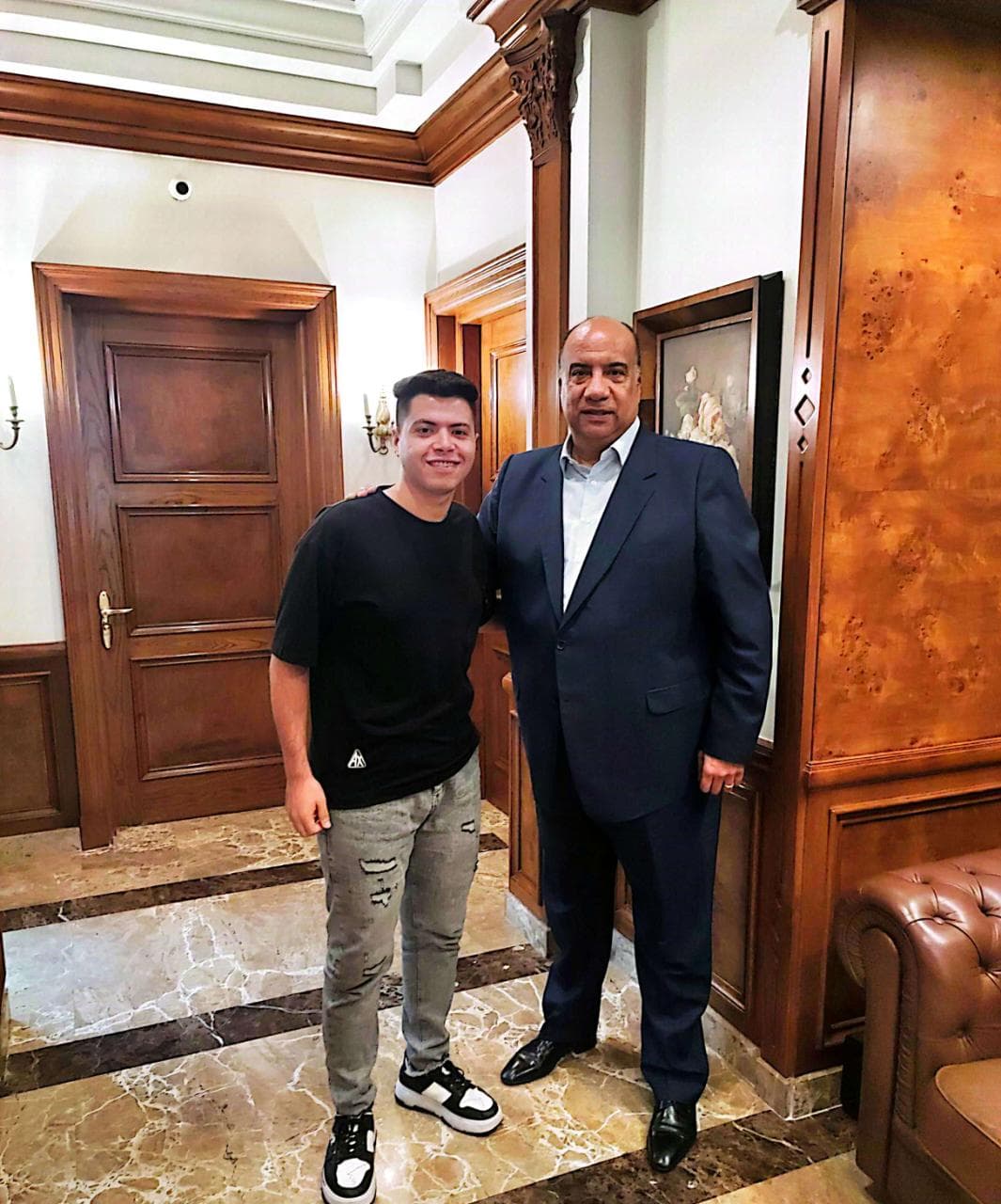 وكيل اسلام سمير مع مصيلحي