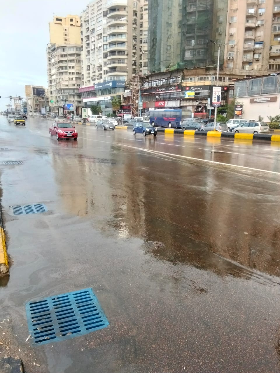 الأمطار فى الإسكندرية